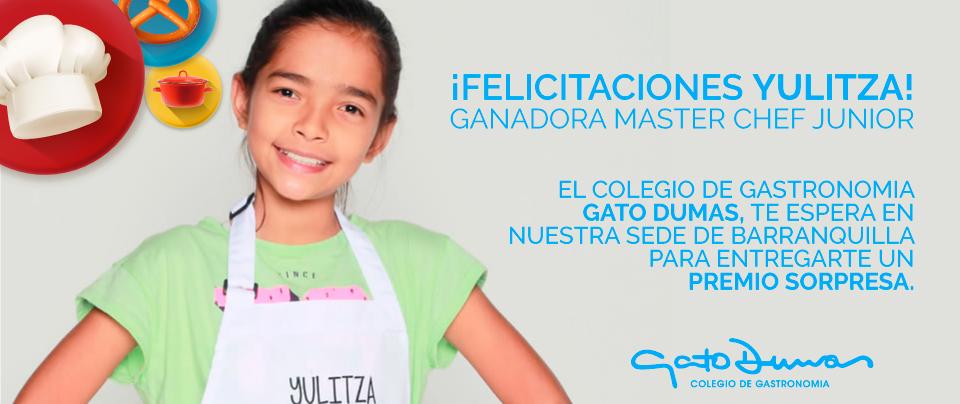 GatoDumasCol's tweet photo. Te esperamos para que reclames el premio sorpresa por tu gran talento #Yosoygatodumas #Masterchefjuniorco #YilitzaMCJ http://t.co/61p7WfwFx8