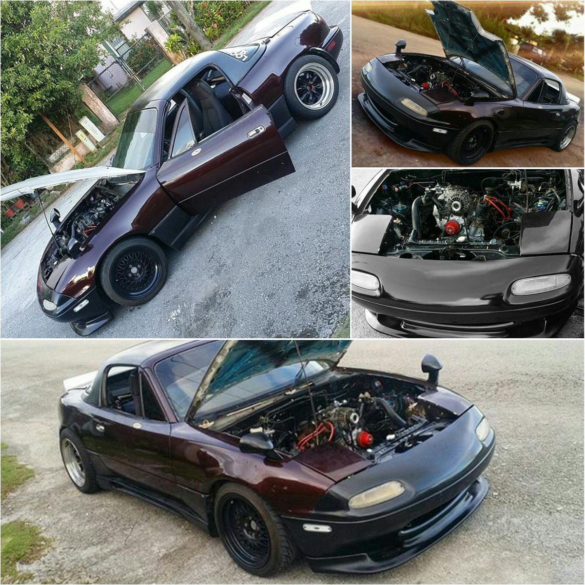 TopMiata's tweet photo. @drifteron's #rotarymiata #rxmiata #13b6port #13bmiata #rotarymiata | #TopMiata #mazda #miata #mx5 #eunos #roadster http://t.co/sgWDbCpup9