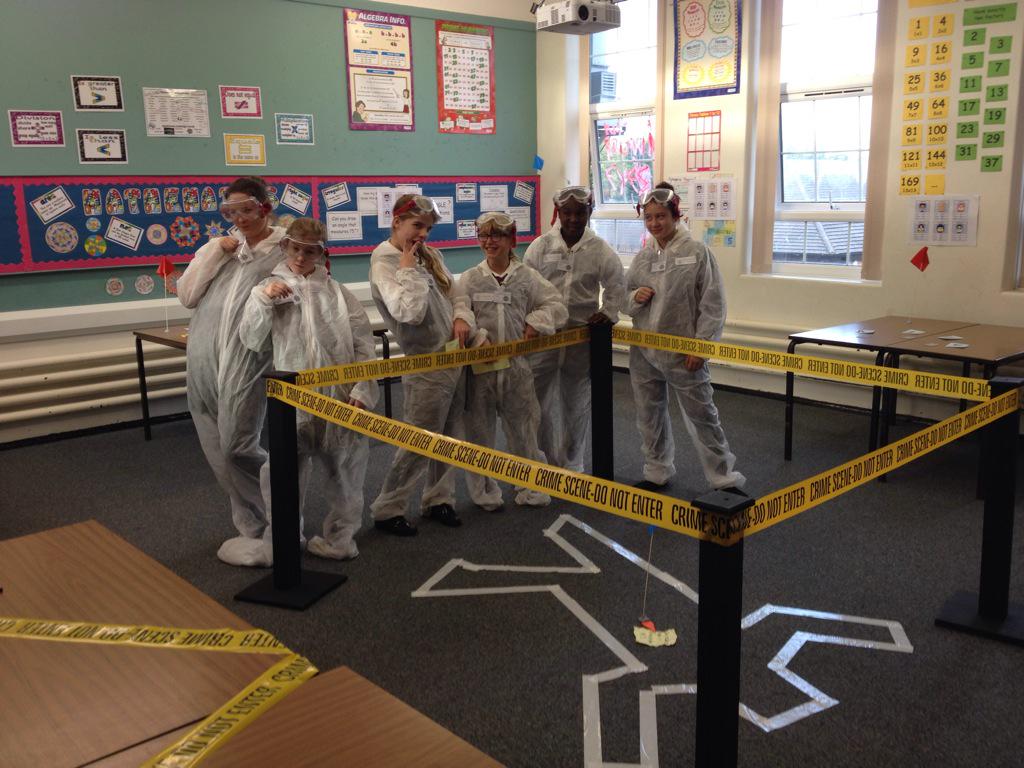CSI maths room ready for open evening.
