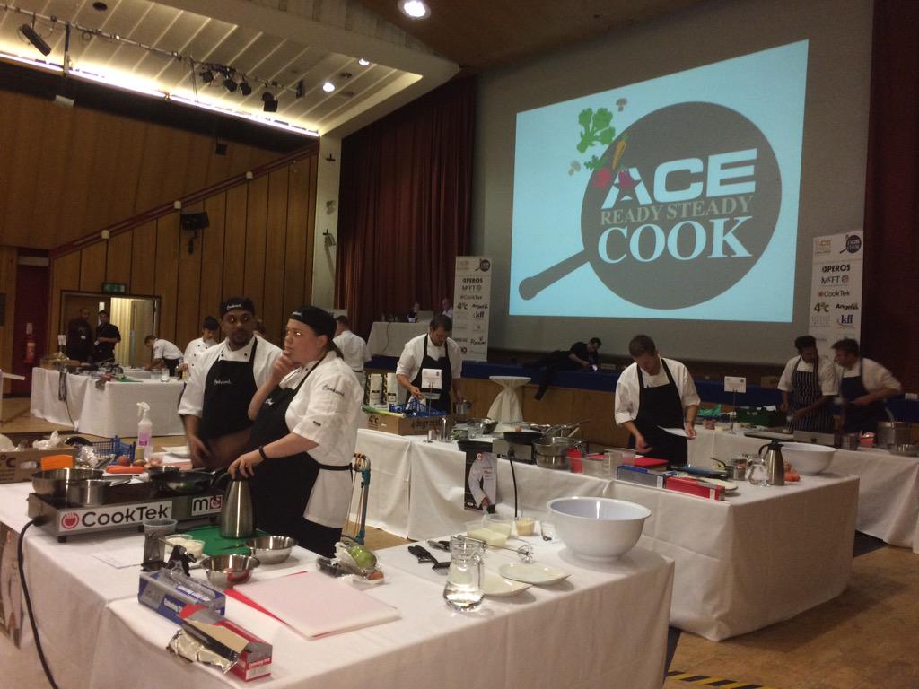I'm at #ACErsc tonight keeping everyone up to date on the cooking action as it happens