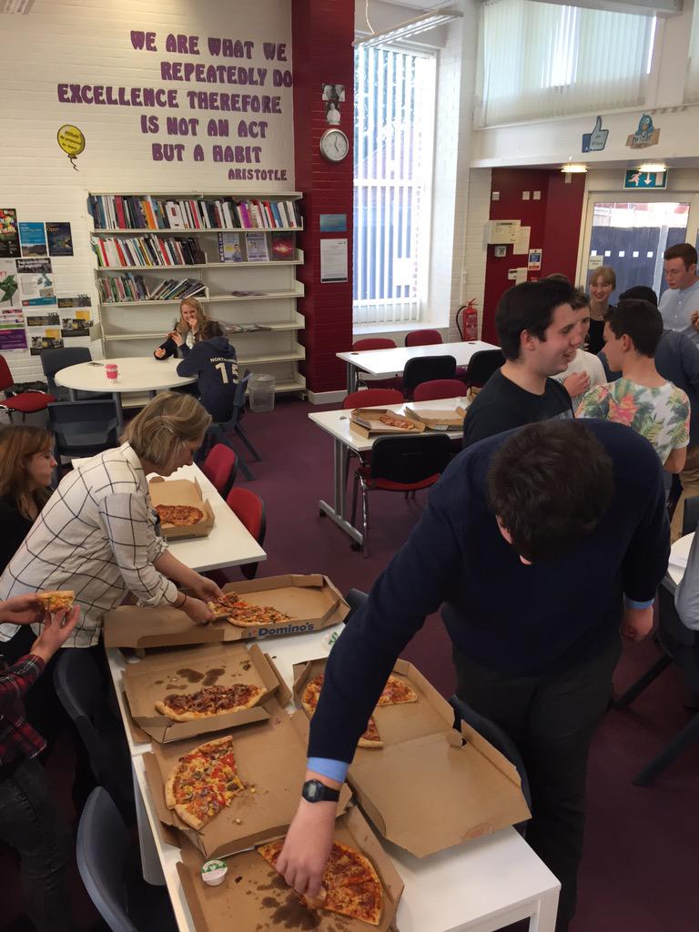 SPH6thForm's tweet image. Sixth form all set to ensure a successful open evening @PhilipHowardCHS