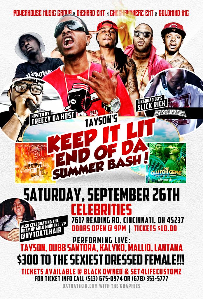 callmetayson's tweet photo. @CelebsCincy 9/26/15 @KalykoMuzik @LantanaEasy @_mallio @SantoraGreen @MoetreMontana @NYtoATLstylist @djslickrick2 http://t.co/1l3Gi4AhIN