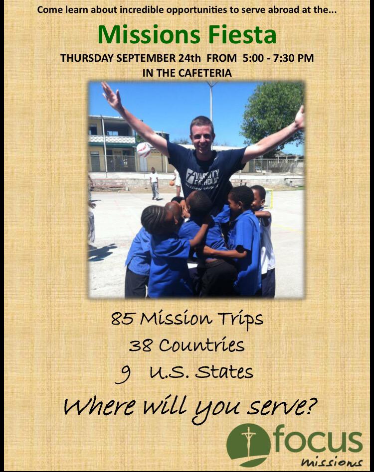 BACFOCUS's tweet photo. Where will you serve? Come find out more information TONIGHT during dinner in the caf. http://t.co/Woy3itlfP9