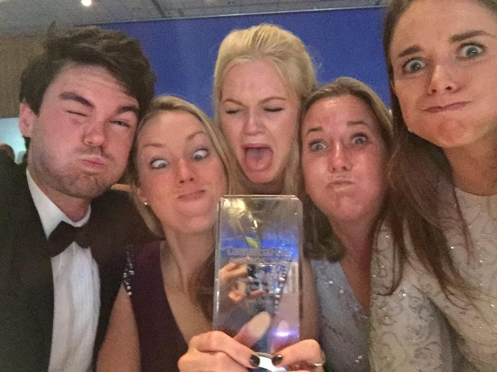 FreshDirectUK's tweet image. Exited faces for winning most freakin' awesome looking fleet of trucks in the country!!!! @VanAndTruckNews #CFAwards