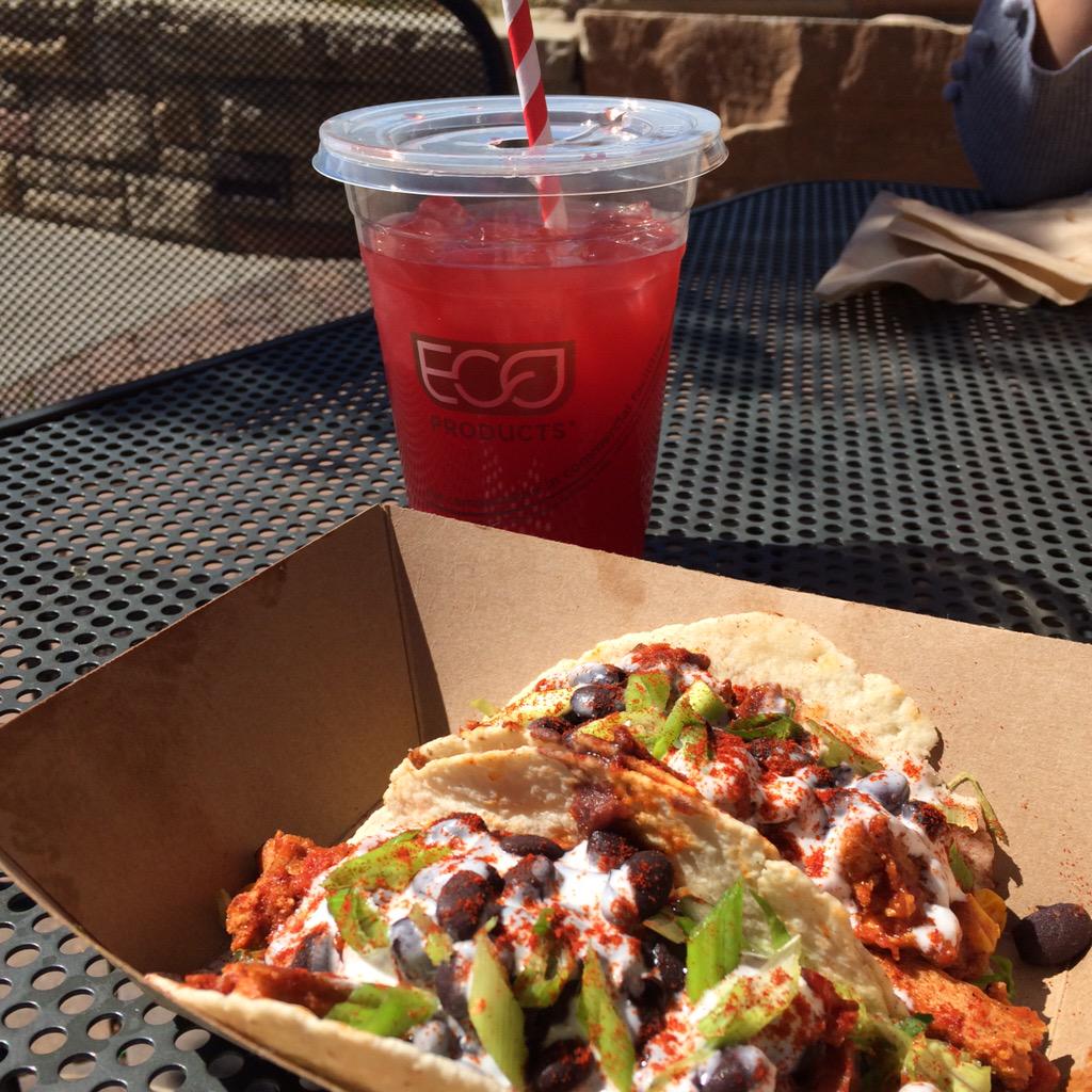 savoringftc's tweet photo. You should all seriously be jealous of this @silverseedfoco! #BreakfastTacos #BeetLemonade http://t.co/vPrvt6PhPT