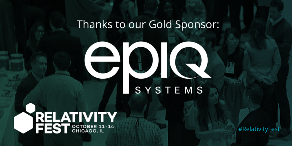 RelativityFest's tweet photo. Special thanks to @EpiqSystems for helping to make #RelativityFest possible this year: http://t.co/2ahvZuHe6W http://t.co/EbRZm37Qmw