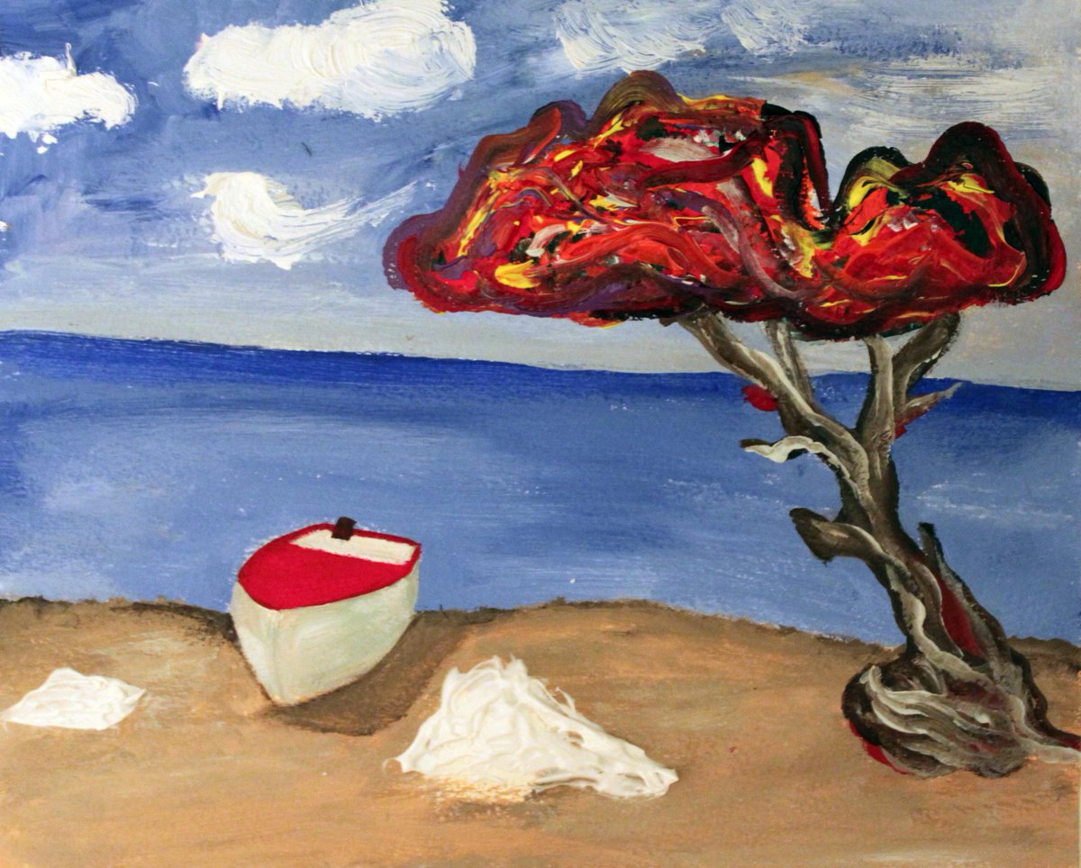 Gougondesign's tweet photo. Preparing an example 4 the #expressive #painting course. Een voorbeeld voor de cursus #expressief #schilderen #Emmen http://t.co/W7gfhljXUh