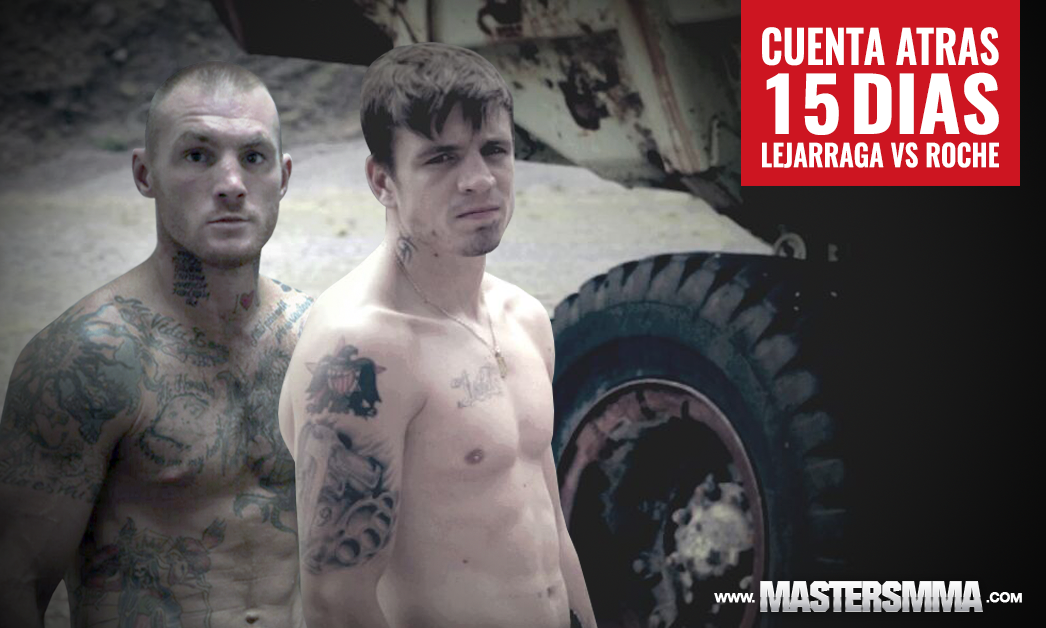 MMASeries's tweet photo. CUENTA ATRÁS - 15 DÍAS Kerman Lejarraga (El Revólver) VS Javier García Roche (El Rey Chatarrero)  LA PELEA DEL AÑO. http://t.co/WrnnJ46Foi