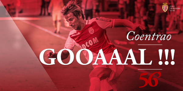 AS_Monaco_ES's tweet photo. .@Fabio_Coentrao fusiló a Ligali de zurda en respuesta a un centro de Lemar ! 2-1. Aún hay partido! #MHSCASM http://t.co/OWsvbCcgT0