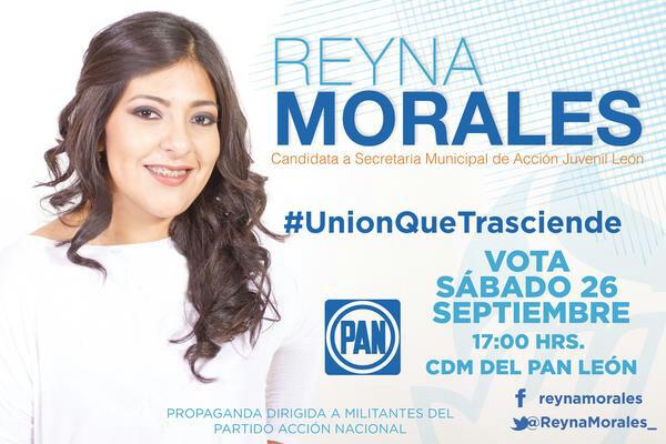 AlmaRuiz74's tweet photo. Este sábado 26 de septiembre a las 5:00 en el CDM de León #Vota por las buenas propuestas #UnionQueTrasciende #RM http://t.co/PEQJRuWAmW