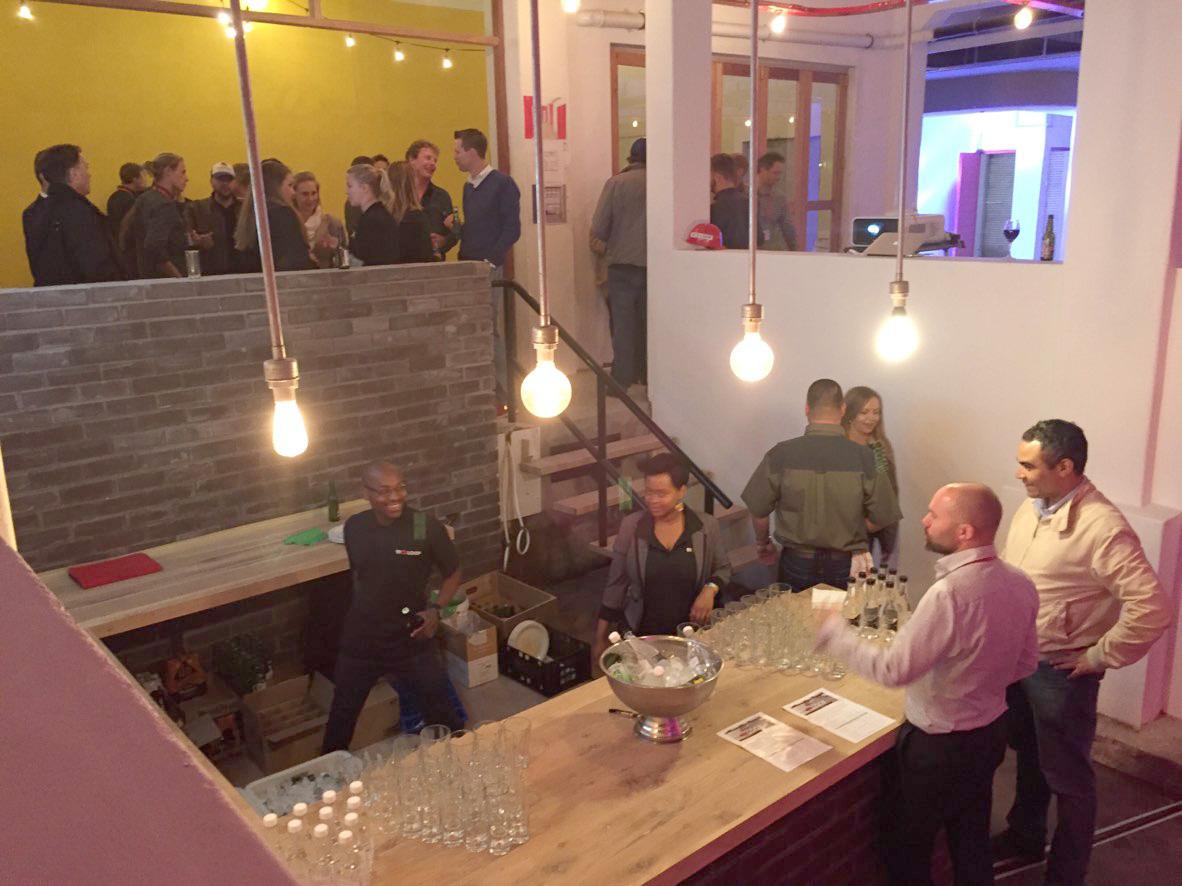 We’re at <a href="/91Loop/">91 Loop</a>’s hardhat #WYSTC2015 reception! Proud to be their PMS partner when they open in a few weeks #91Loop