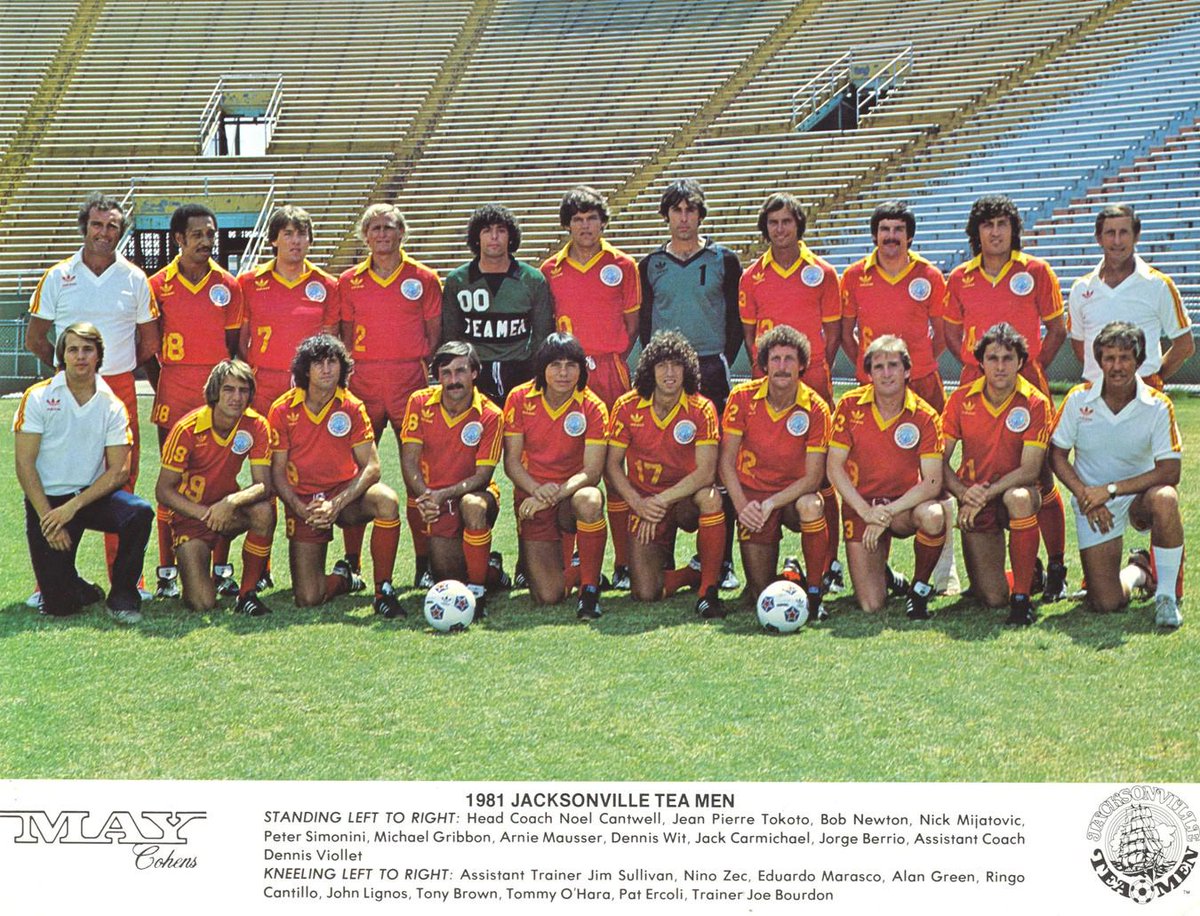 gatorbowlsports's tweet photo. Today’s #TBT is in honor of the @JaxArmadaFC, who will be wearing ’80’s style Jax Tea Men uniforms this Saturday! http://t.co/4oRyiob97q
