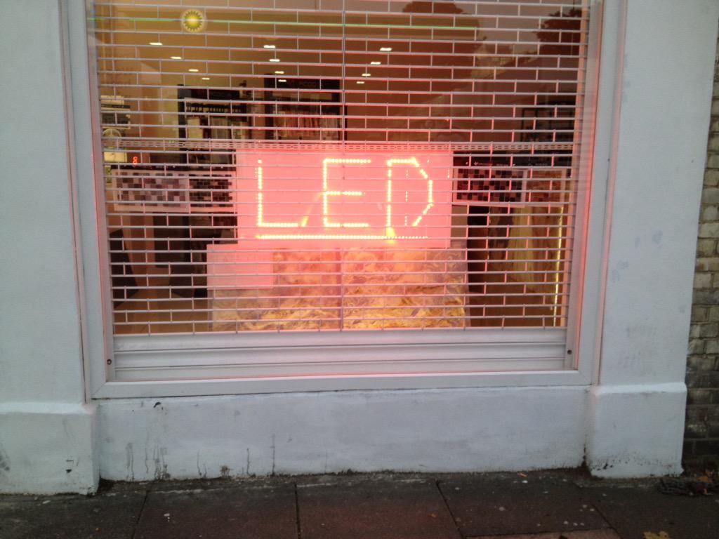 TadTrylski's tweet photo. Favourite installation so far.  On the way to #darcawards http://t.co/VqZnTGIHwp