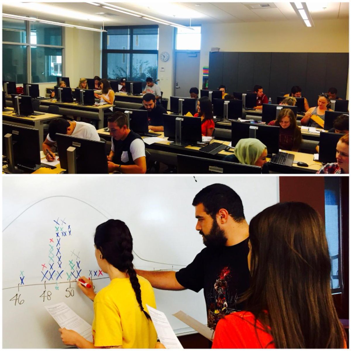 MichelleTVT's tweet photo. Love my students! Great class today! #statsRfun #proflife #learning #beststudents http://t.co/tkk1fIHehw