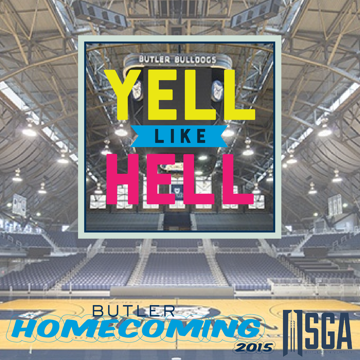 ButlerSGA's tweet photo. Come cheer on your team at Yell Like Hell tonight in Hinkle! Doors open at 7:30PM. #ButlerHoco http://t.co/2FqM0vfGMz
