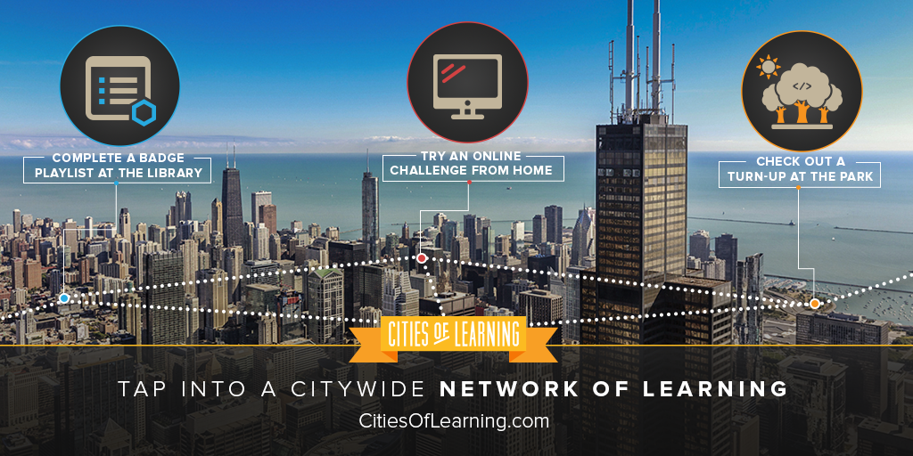 WeAreLRNG's tweet photo. Cities like @ExploreChi have helped make learning opportunities accessible to all young people. #CitiesLearn http://t.co/ZKOqQdrowJ