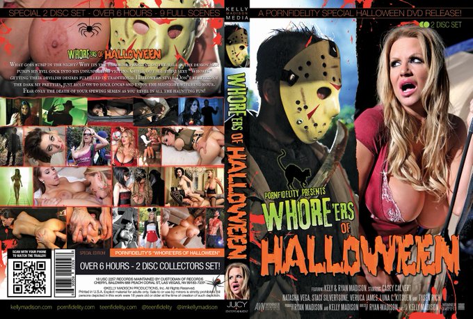 Whore'ers of Halloween DVD, Coming next month @teenfidelity http://t.co/jfWHFIkKDq<a href="/tag/chickenbreasts"class="tags"><span>#chickenbreasts</span></a>