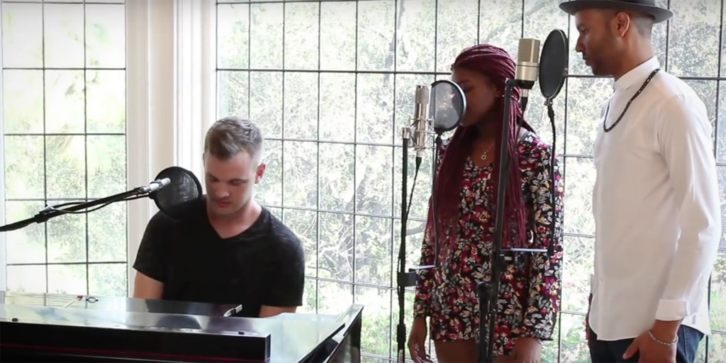 Popdust's tweet photo. Watch @ClarkBeckham, @iamtyannajones + @RayvonOwen soar on @Sia's #Chandelier ► https://t.co/E0F95z5ik3 http://t.co/mPttHsJcII