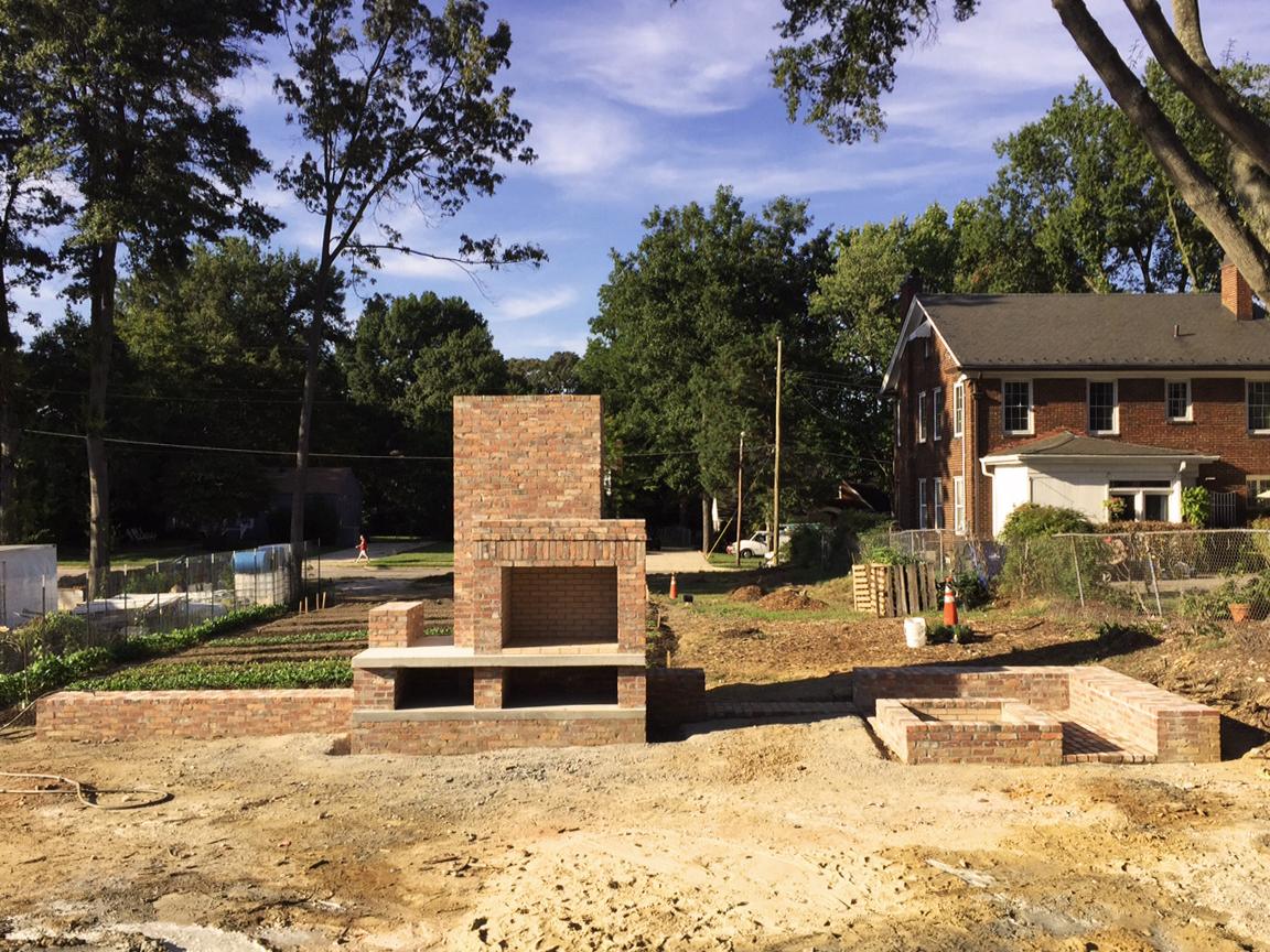 LCArchitecture's tweet photo. Gather round the fire! Event space w/ dining, beer garden, movies, music &amp; more coming soon @_standardfoods http://t.co/0ERe4l3x9j