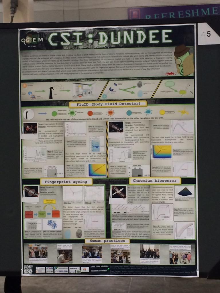 DundeeiGEMTeam's tweet photo. We finally made it to Boston....come visit our poster, number 5. #CSIDundee http://t.co/iXdRXfLROE