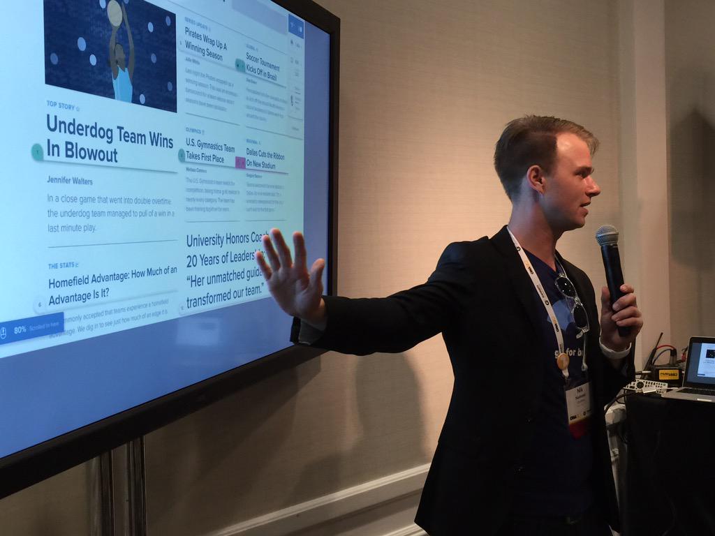 Latest features for <a href="/Chartbeat/">Chartbeat</a> software: <a href="/niknadolski/">Nik Nadolski</a> gives @Gannett exciting preview at #ONA15 #newgannett