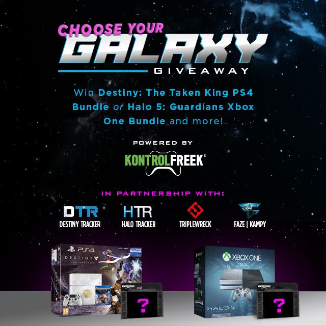 destinytrack's tweet image. Halo or Destiny? Pick a side &amp;amp; pick your prize in the Choose your Galaxy giveaway! sdqk.me/2StwbRJt/choos…