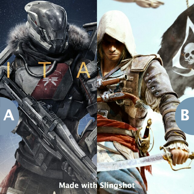 AlexDenvir's tweet photo. Which video game is more fun, Destiny or Assassin's Creed?
 http://t.co/q3iCLfKci6 http://t.co/YU1l9Hvc9I