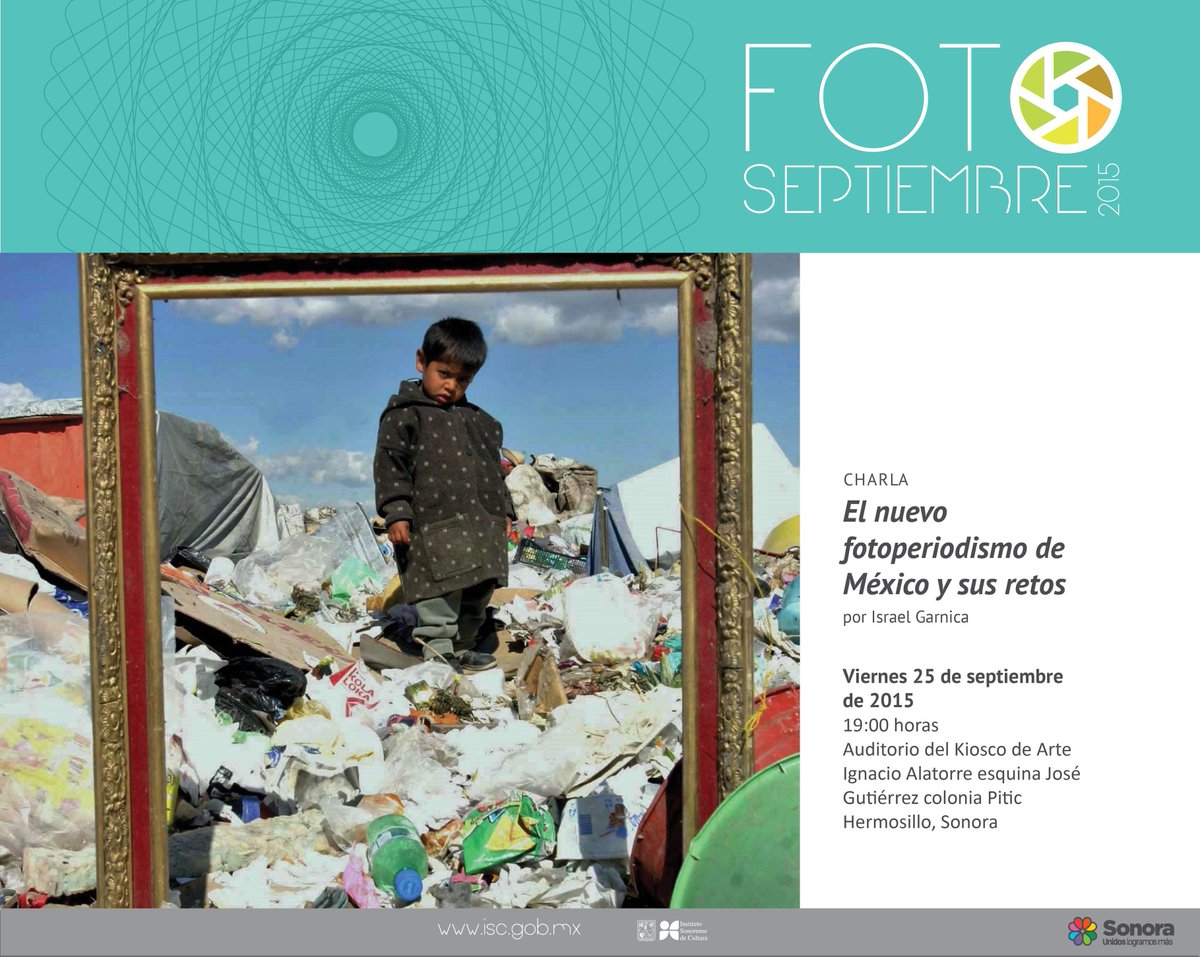 VisualesISC's tweet image. te invitamos mañana a la charla del fotoperiodista Israel Garnica en el Kiosco del Arte dentro de Fotoseptiembre