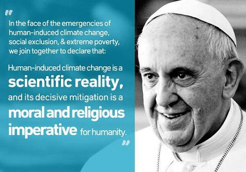 worldmist1's tweet photo. "Those who have ears, let them hear" #PopeFrancis on #climatechange #climatepope http://t.co/biS2HwBKWe
