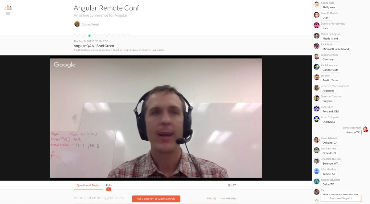 ng_Houston's tweet image. Great updates on all things Angular with @bradlygreen @angularremote