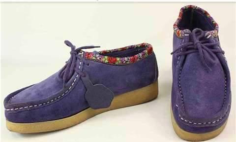 wallabee shoes 90s purple