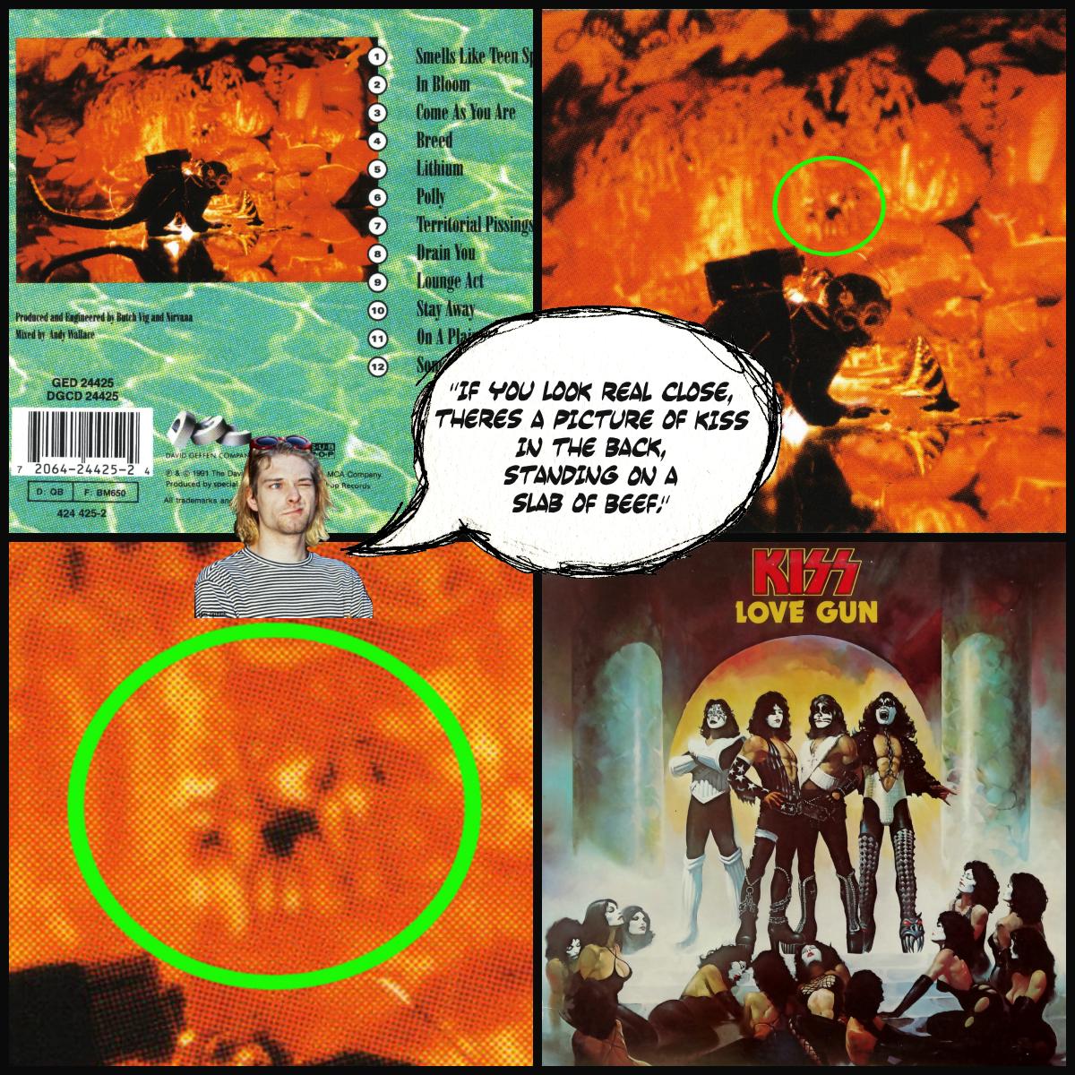 Nirvana Nevermind Back Cover