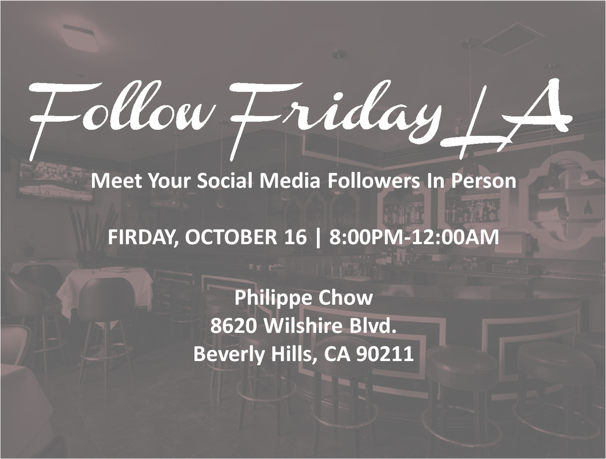 FollowFridayLA tweet picture