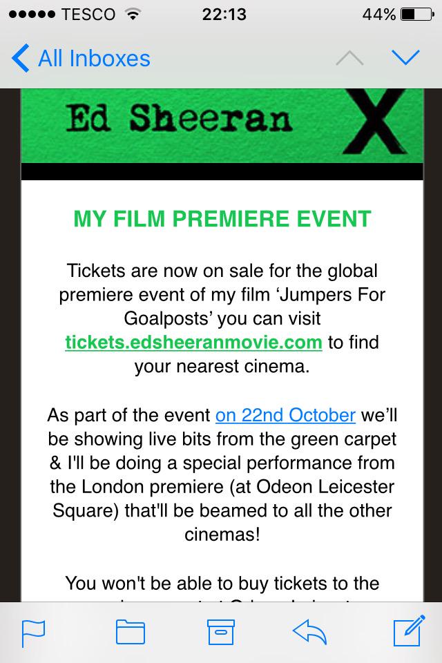 6e4tris's tweet photo. can I just point out that this is my birthday @edsheeran http://t.co/VQvXd0smRD