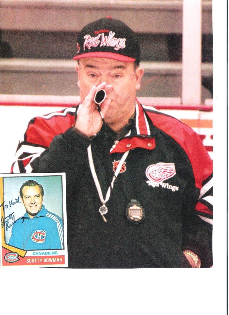Belated happy birthday wishes to Scotty Bowman, the man with the diamond knuckles, who turned 82 the other day. 