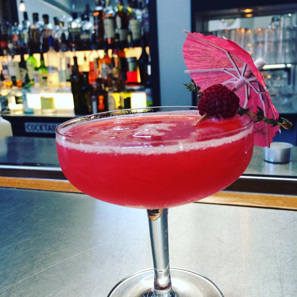 OnTheLamResto's tweet photo. Pop in for a Raspberry Thymebomb! #onthelam #umbrella drinks http://t.co/XCb6MQRjyu