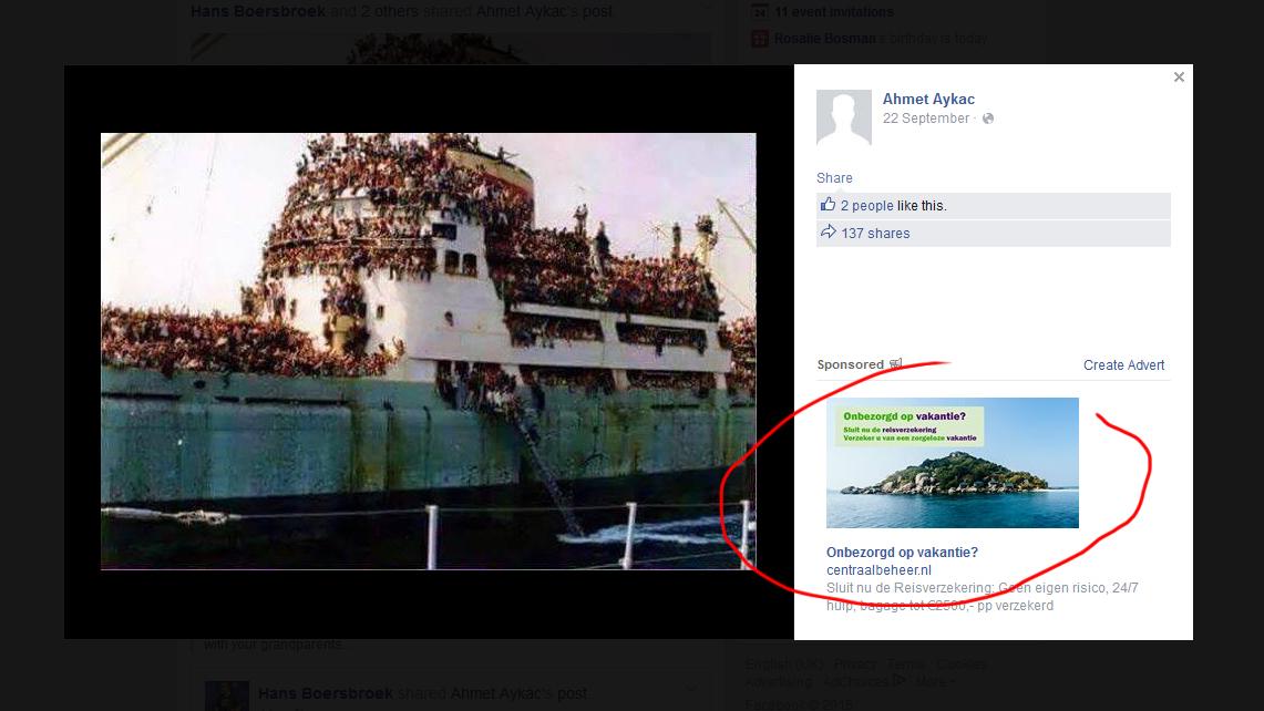Alex_Dijk's tweet photo. @Centraalbeheer_ : Heel wrang dit. Gevalletje blind vertrouwen op automatisering... #slechtidee #facebookfail http://t.co/0TW5fhKug8