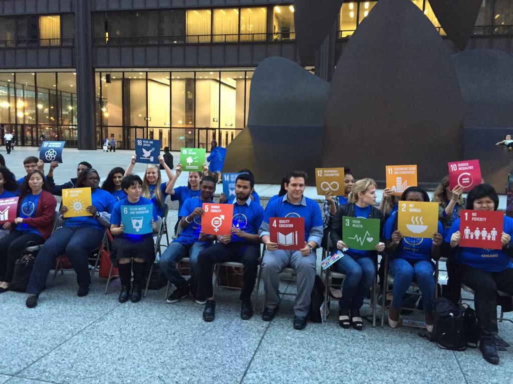 Presenting the 17 #GlobalGoals! Which one is your favorite? #LightTheWay