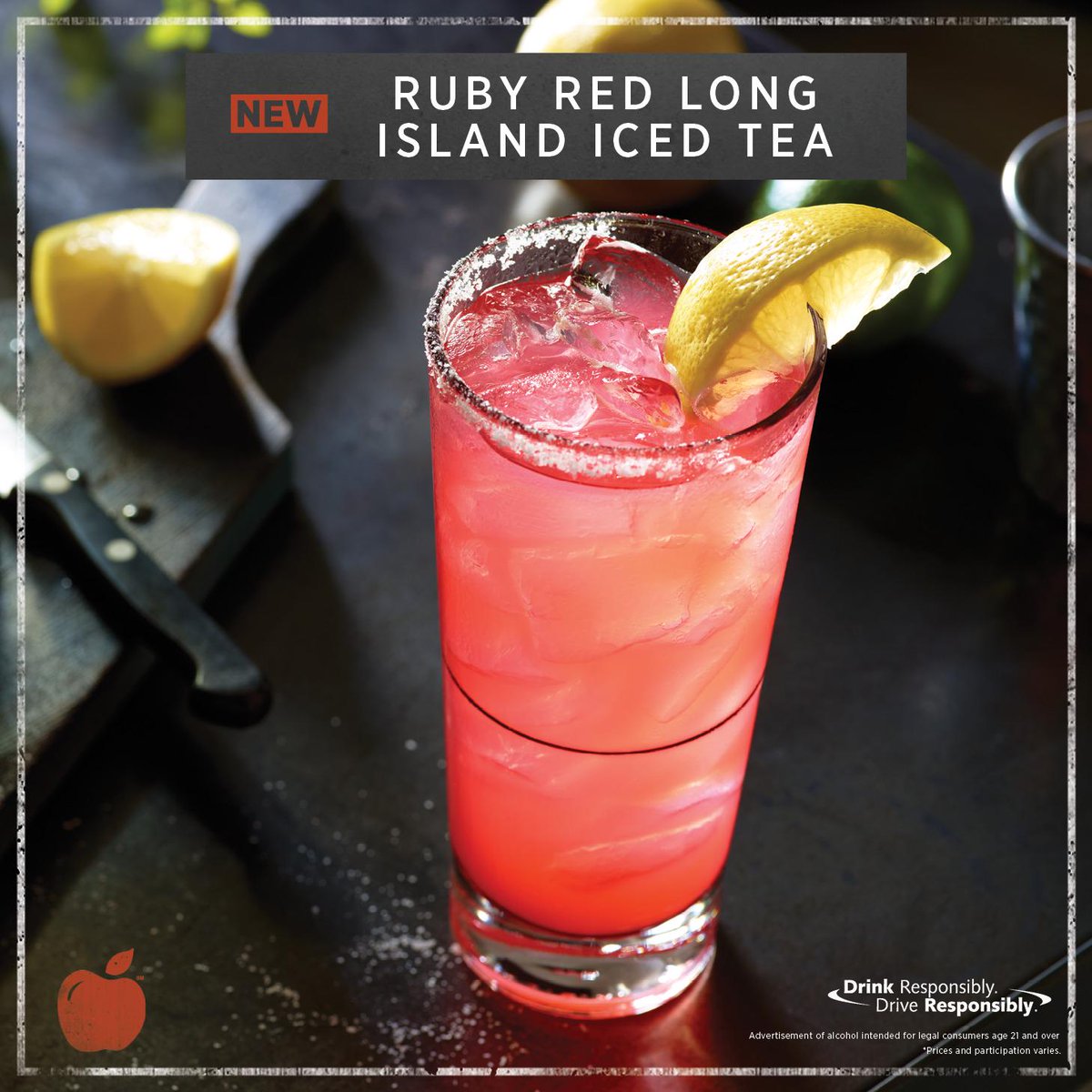 Applebees's tweet image. Are Long Islands your go-to? Just wait until you try ours in Ruby Red.