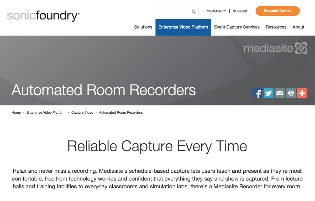 TMedWeb's tweet photo. @Mediasite @mediasitetech Reliable? How can I relax when we have had 3 missed lecture recordings this week alone!? http://t.co/Lige6toFFA