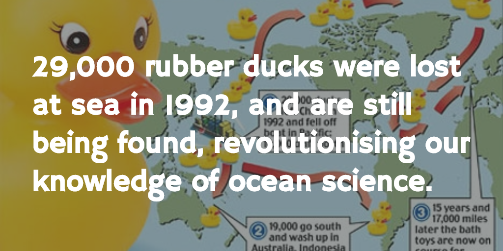 Science Geek 29 000 Rubber Ducks Were Lost At Sea In 92 Are Still Being Found Revolutionising Our Knowledge Of Ocean Science Http T Co Xqv9gl8otr