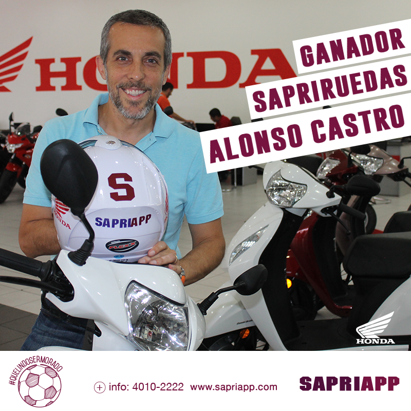 SaprissaOficial's tweet photo. ¡Él ganó con #SapriApp 2.0, al jugar con Mis Pronósticos!
Los detalles de la entrega: http://t.co/E93XFErYop http://t.co/dBV2vqEjpp