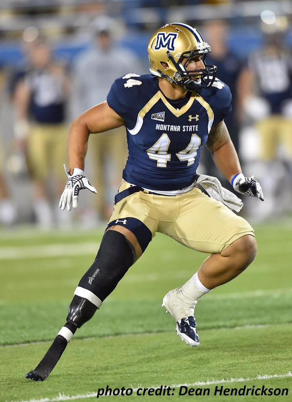 BnRecruit's tweet image. This deserves endless retweets! Montana State LB Koni Dole