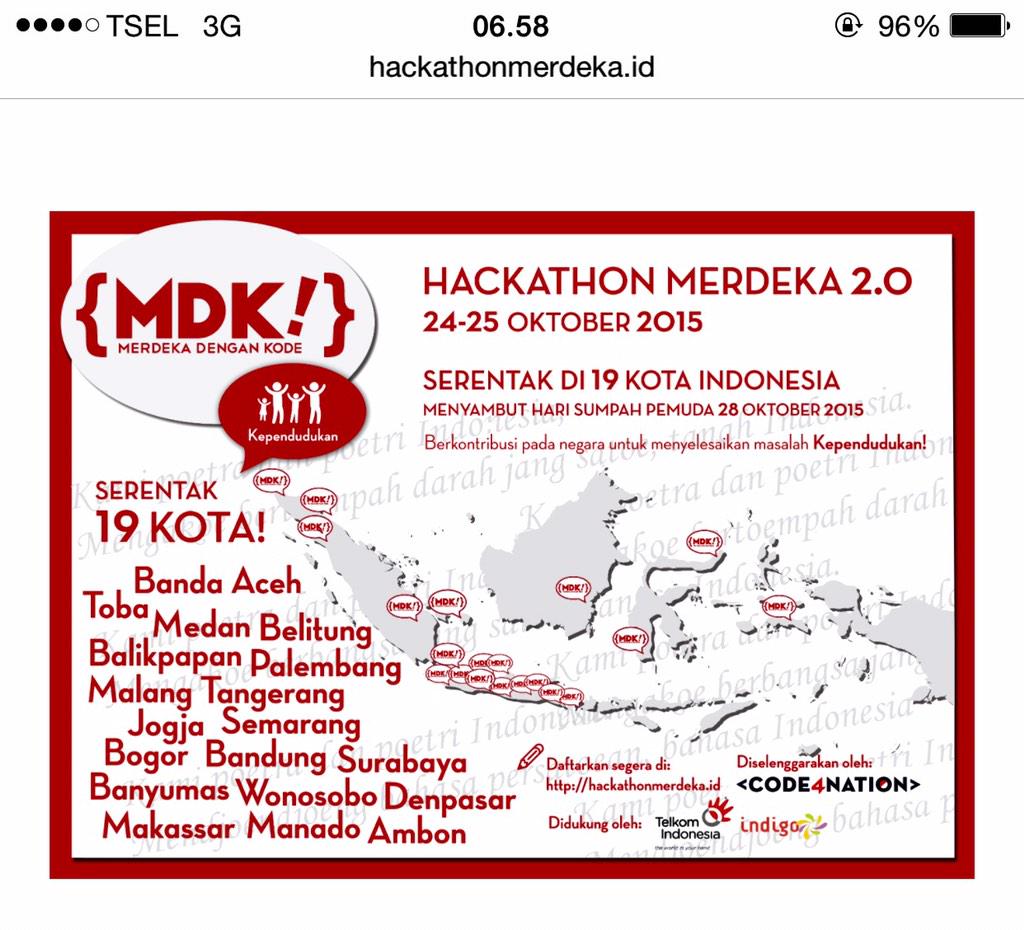 A_Sugiarto2015's tweet image. Final di Telkom @ddbaccelerator @Jakdiva rekans startup yuk ikuti 4 MerahPutih #InovasiDigitalIndonesia @ainunnajib 👍