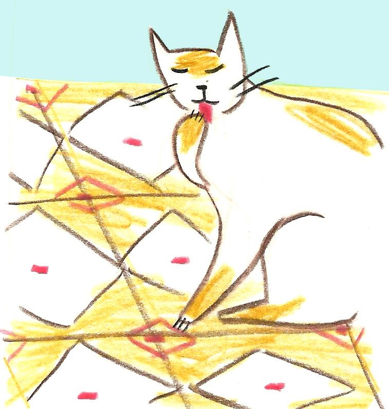 maria_j_luque's tweet photo. Si el gato se lava la cara va a seguir lloviendo. http://t.co/6hsh5WPuC5