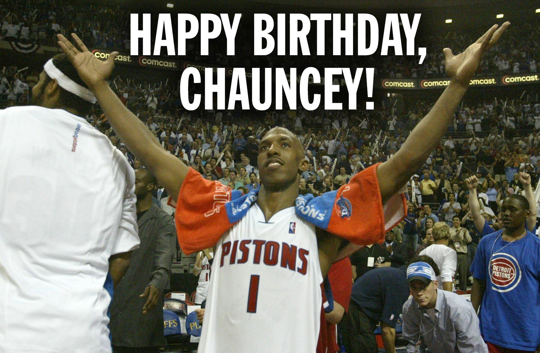 Happy birthday, Chauncey Billups! 