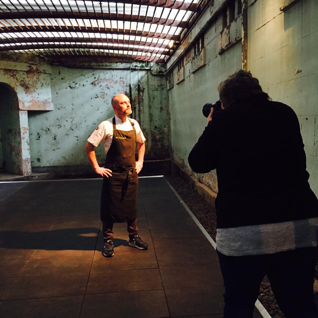 Behind the scenes with chef <a href="/NicPoelaert/">Nicolas Poelaert</a> and <a href="/simonedepeak/">Simone De Peak</a> from <a href="/newcastleherald/">Newcastle Herald</a> for <a href="/Dinnercollectif/">Dinner Collectif</a>