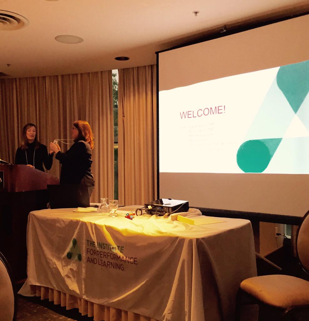 StephanieJutras's tweet photo. We're all practicing the new name at the CSTD->IPL event! #cstd #performanceandlearning http://t.co/Z5ZRXSsbqG