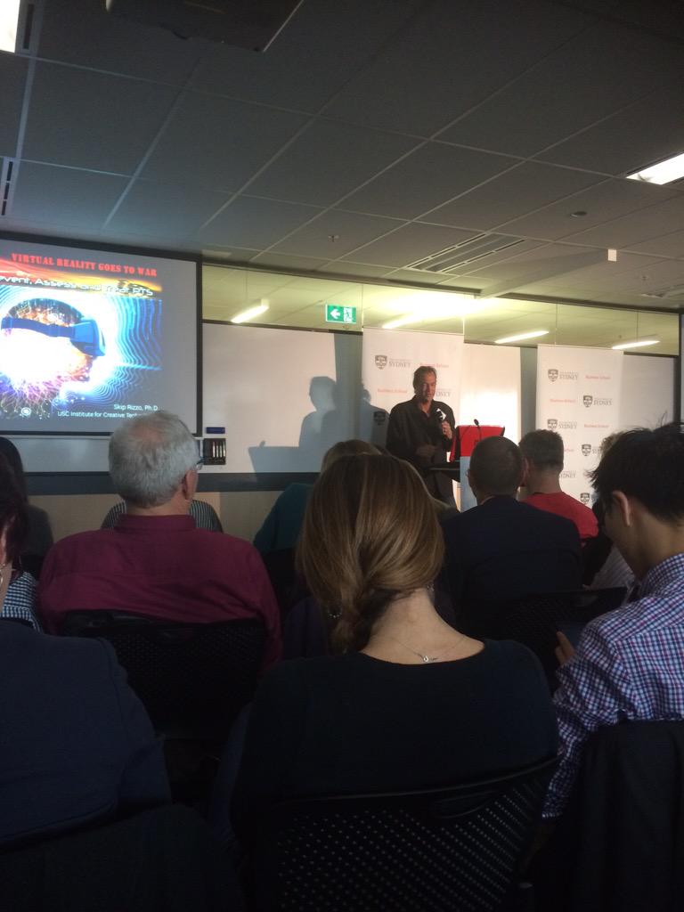 Albert 'Skip' Rizzo at Disrupt Sydney #disruptsyd