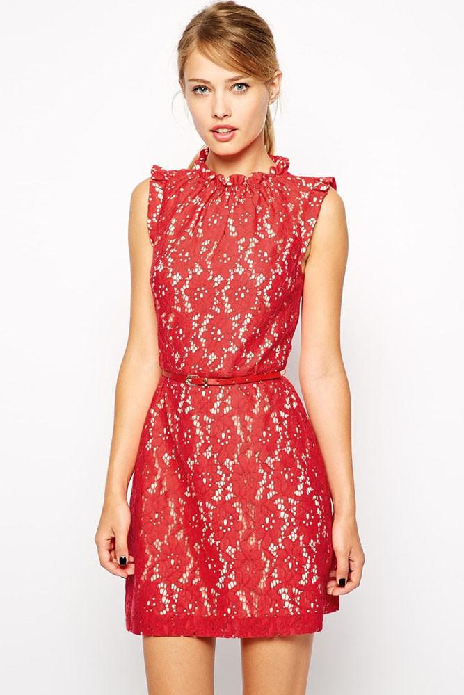 favomode's tweet image. Red High Neck Lace Skater Dress with Belt   $30.85
favomode.com/red-high-neck-…